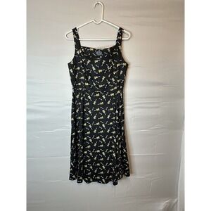Hearts & Roses Women's Size 16 Sleeveless Violin Dress Black 007